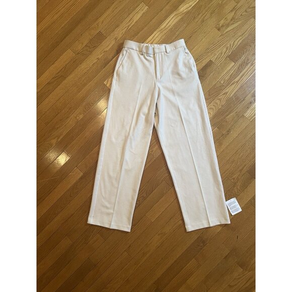 ASOS DESIGN Women’s Cream High Waist Wide Leg Dress Pants Size XS - Picture 1 of 3